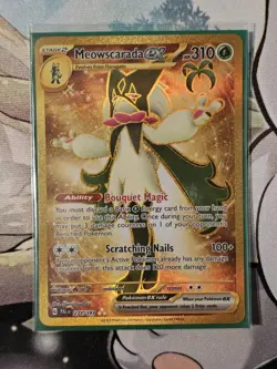 Meowscarada ex Sv02 Paldea Evolved Hyper Rare Full Art Holo 271/193 Pokemon TCG - Image 3