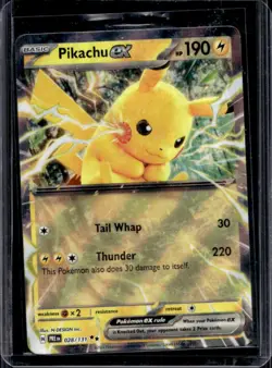 2025 Pokemon Prismatic Evolutions Pikachu ex #028/131 - Image 1