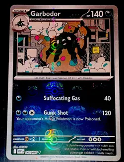 Garbodor 060/086 Masterball Reverse Pokemon SV White Flare NM++ ✨ 🤩 - Image 1