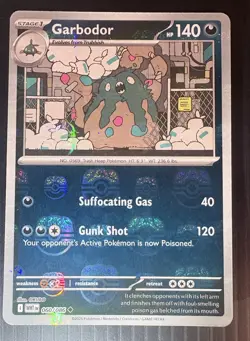 Garbodor 060/086 Masterball Reverse Pokemon SV White Flare NM++ ✨ 🤩 - Image 5