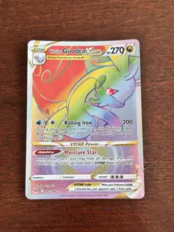 Pokemon Hisuian Goodra VSTAR Full Art Secret Rare Holo 202/196 Lost Origin - Image 1