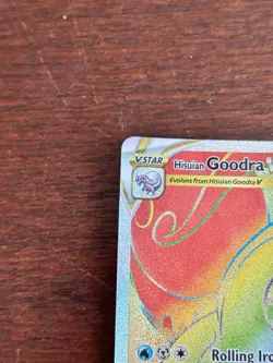 Pokemon Hisuian Goodra VSTAR Full Art Secret Rare Holo 202/196 Lost Origin - Image 3