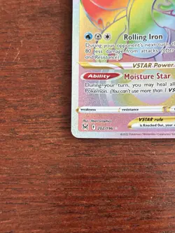 Pokemon Hisuian Goodra VSTAR Full Art Secret Rare Holo 202/196 Lost Origin - Image 4