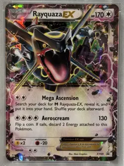 2015 Pokemon Rayquaza EX #XY69 XY Black Star Promo Holo Rare PSA 9 Mint - Image 2