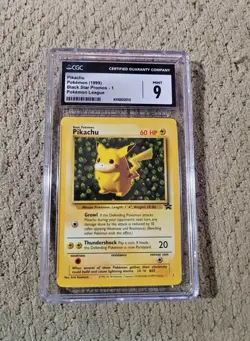 2000 Pokemon League Promo GERMAN #1 "Ivy" Pikachu PSA 9 MINT Low pop - Image 1