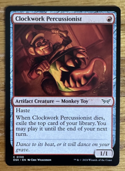 MTG Duskmourn: House of Horror, Clockwork Percussionist - Image 1