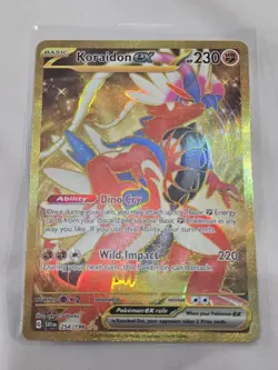 Pokemon TCG Koraidon ex Scarlet & Violet Base Set 254/198 Holo Hyper Rare - Image 1