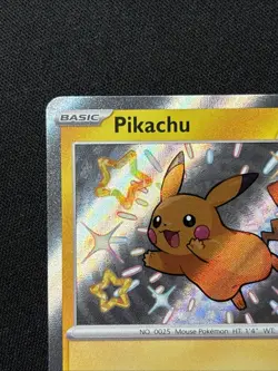 Pokemon Pikachu Baby Shiny 131/091 SV Paldean Fates PAF NM Condition - Image 2