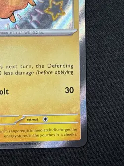 Pokemon Pikachu Baby Shiny 131/091 SV Paldean Fates PAF NM Condition - Image 4