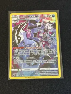Pokemon TCG Galarian Obstagoon TG10/TG30 Astral Radiance Ultra Rare Holo 160HP - Image 1