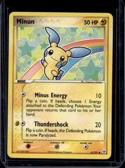 2004 Pokemon EX Hidden Legends Minun #67/101 - Image 1