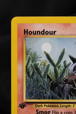 Houndour 1st Edition 24/75 LP Neo Discovery Regular Rare Pokemon TCG - Image 2