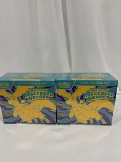 Pokemon Elite Trainer Box Mega Evolution Ascended Heroes - Two (2) boxes - Image 1