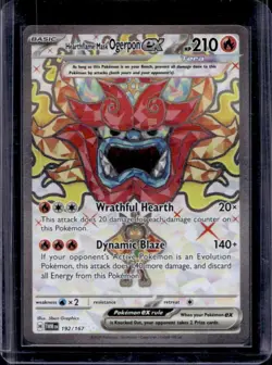 2024 Pokemon Twilight Masquerade Hearthflame Mask Ogerpon ex #192/167 - Image 1