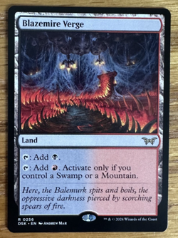 MTG Duskmourn: House of Horror, Blazemire Verge - Image 1