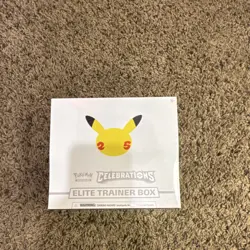 Pokemon TCG Celebrations Elite Trainer Box Booster Box English 2021 25th Anniv - Image 1