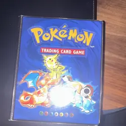 Pokemon TCG Team Rocket Binder Wizards of the Coast 1999 Vintage Pikachu - Image 1