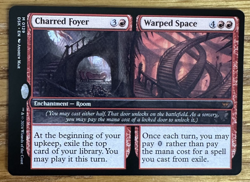 MTG Duskmourn: House of Horror, Charred Foyer / Warped Speed - Image 1