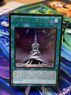 The Grand Spellbook Tower PGL2-EN057 Premium Gold: Return of the Bling 1st... - Image 1