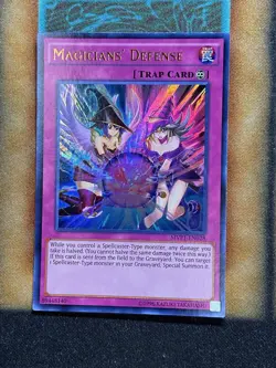 Yugioh Magician’s Defense MVP1-EN028 Ultra Rare LP - Image 1