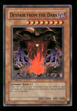 Despair from the Dark #SD2-EN007 Yugioh 1st Edition - Image 1