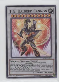 SR - TG Halberd Cannon 1st Ed. YuGiOh Legendary Collection 5Ds MegaPack - Image 1