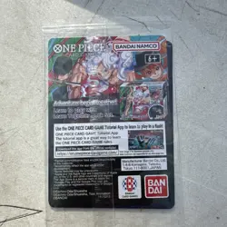 Bandai Namco One Piece Card Game Monkey.D.Luffy US Voyage Promo Holo P-055 - Image 2