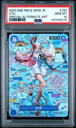 Special Alternate Art Uta One Piece OP05 Awakening/New Era Japanese #120 PSA 10 - Image 1