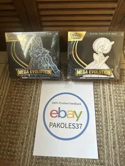 Mega Evolution Lucario + Gardevoir ETB Elite Trainer Box Lot 1 Of Each SameDay📦 - Image 1