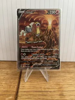 NM Entei V GG36/GG70 Crown Zenith: Galarian Gallery Ultra Rare Pokemon TCG - Image 1