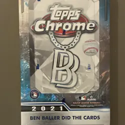 2021 Topps Chrome MLB Ben Baller Edition Hobby Box Factory Sealed 🔥 - Image 3