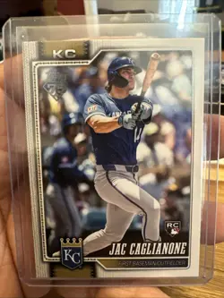2026 Topps Series 1 Jac Caglianone #138 Super Box Image Variation KC Royals SP - Image 1