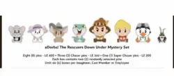 Confirmed (6) Disney WDI MOG The Rescuers Down Under aDorbs! Mystery Box Pins - Image 2