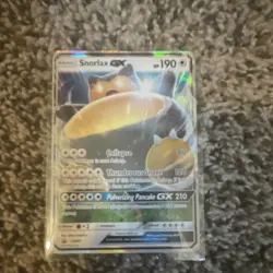 Pokemon Snorlax GX SM05 Holo Basic Card 190 HP 210 Power English - Image 1