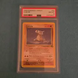 Pokemon Cubone Jungle Common Regular Unlimited 1999 PSA 8 Graded Card 50/64 - Image 1