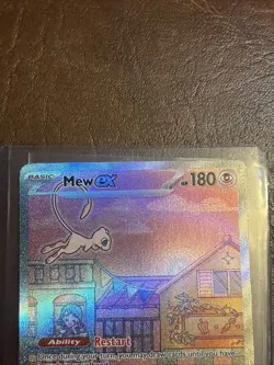 Pokemon Mew EX SVP 053 Scarlet & Violet Promo Full Art Holo Card English Mint - Image 2