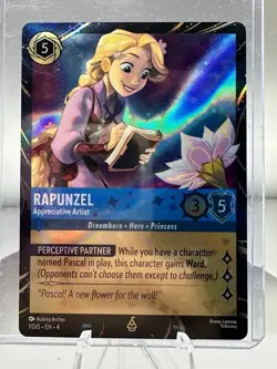 Disney Lorcana Magical Places Stitch And Rapunzel EPCOT Promo Cards - Image 2