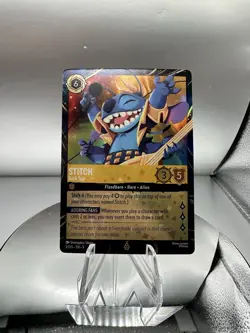 Disney Lorcana Magical Places Stitch And Rapunzel EPCOT Promo Cards - Image 4