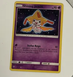 Pokemon Shining Jirachi 42/73 Shiny Holo Rare Card Shiny - Image 1
