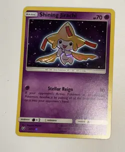 Pokemon Shining Jirachi 42/73 Shiny Holo Rare Card Shiny - Image 3