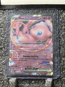 Mew ex 151/165 SV: Scarlet & Violet 151 NM Pokemon Card TCG rare holo - Image 4
