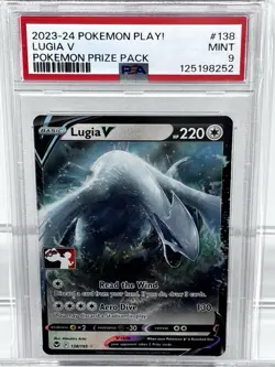 Pokemon TCG Lugia v Card 138/195 Play! Prize Pack Series Stamped - Image 1