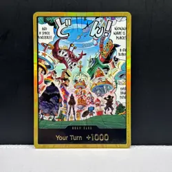 ONE PIECE TCG OP14 GOLD DON!! Card Egghead Island -The Azure Sea’s Seven English - Image 1