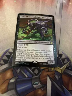 MTG TMNT - Shark Shredder, Killer Clone #320 - Promo - Foil - Image 1
