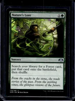 2023 Magic MTG Dominaria Remastered Nature's Lore #170/261 - Image 1