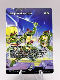Teleportation Circle 0002 Borderless Teenage Mutant Ninja Turtles PZA MTG NM - Image 1