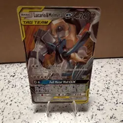 Pokemon Lucario & Melmetal GX 120/214 Sm-Unbroken Bonds 260 HP Ultra Rare Holo … - Image 1