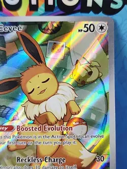 Pokemon TCG Eevee Prismatic Evolutions Black Star Promo Card ETB #173 - Image 3