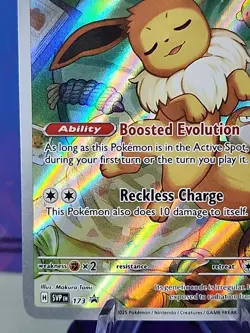 Pokemon TCG Eevee Prismatic Evolutions Black Star Promo Card ETB #173 - Image 5