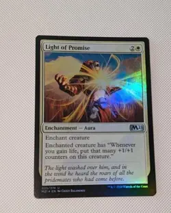 MTG *FOIL * M21 Core Set Uncommon LIGHT OF PROMISE NM - Image 1
